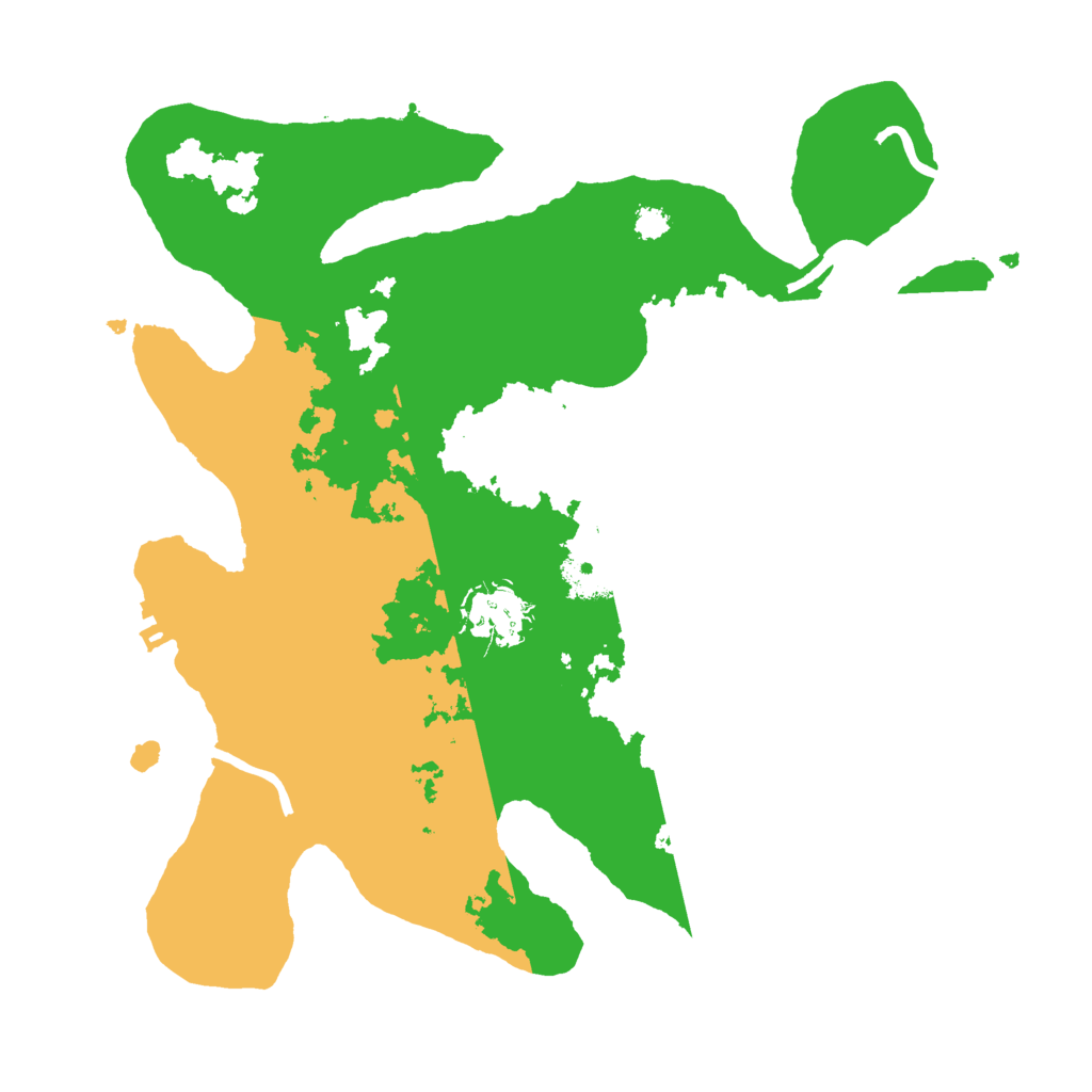 Biome Rust Map: Procedural Map, Size: 3000, Seed: 43782