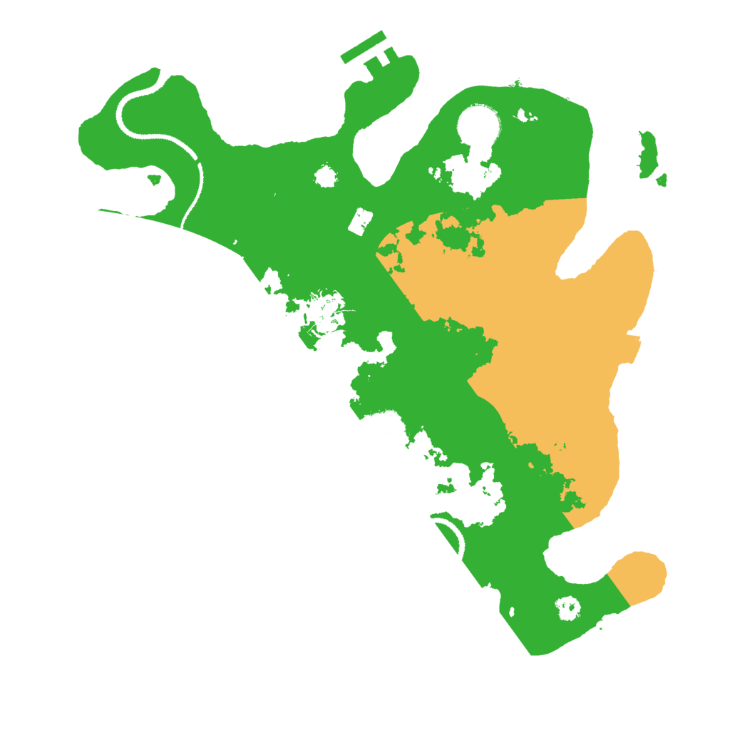 Biome Rust Map: Procedural Map, Size: 3000, Seed: 48954612