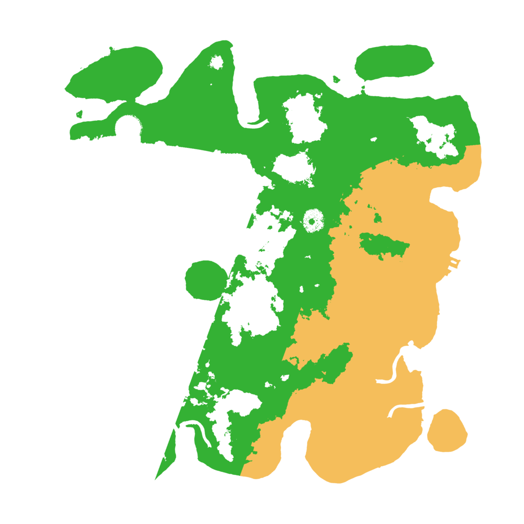 Biome Rust Map: Procedural Map, Size: 3500, Seed: 1509344517