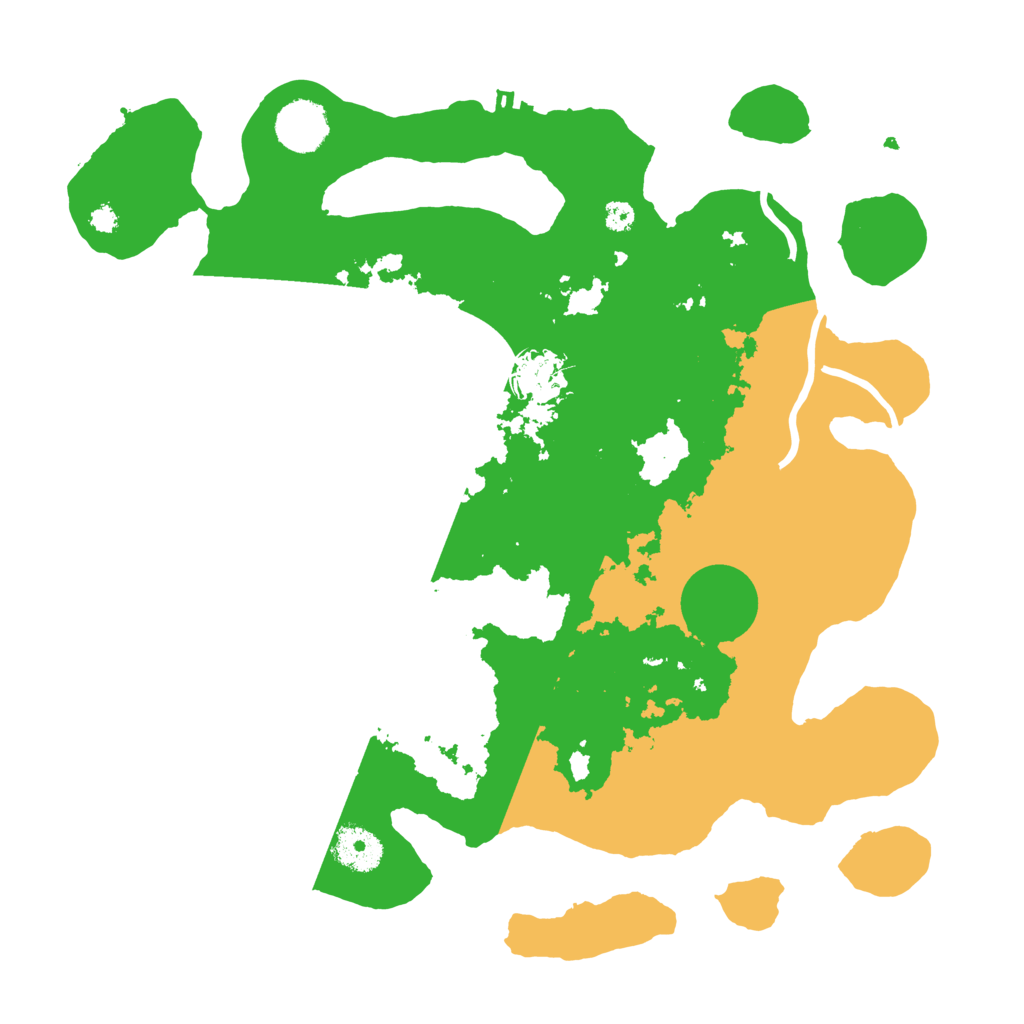 Biome Rust Map: Procedural Map, Size: 3500, Seed: 159826994