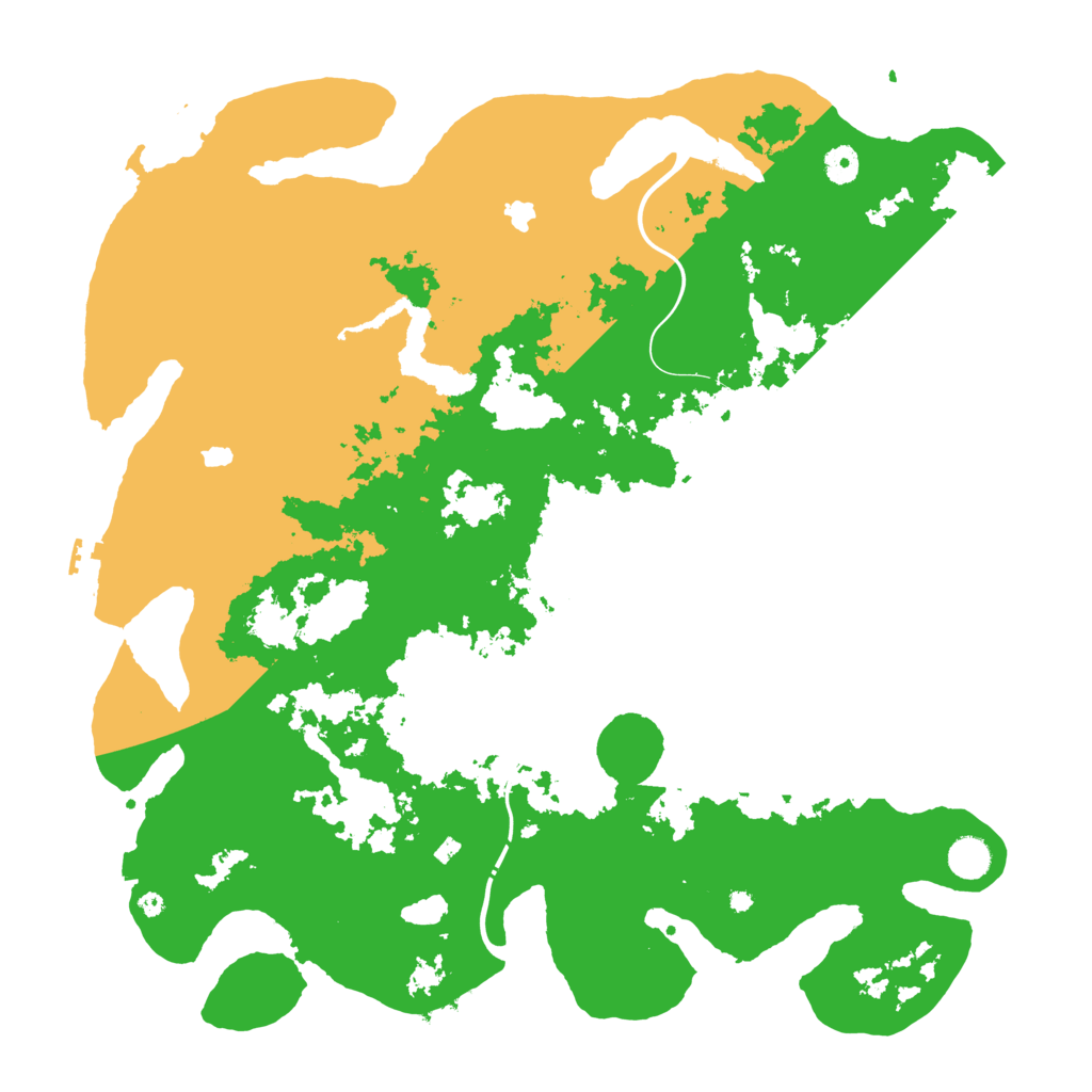 Biome Rust Map: Procedural Map, Size: 4500, Seed: 23287