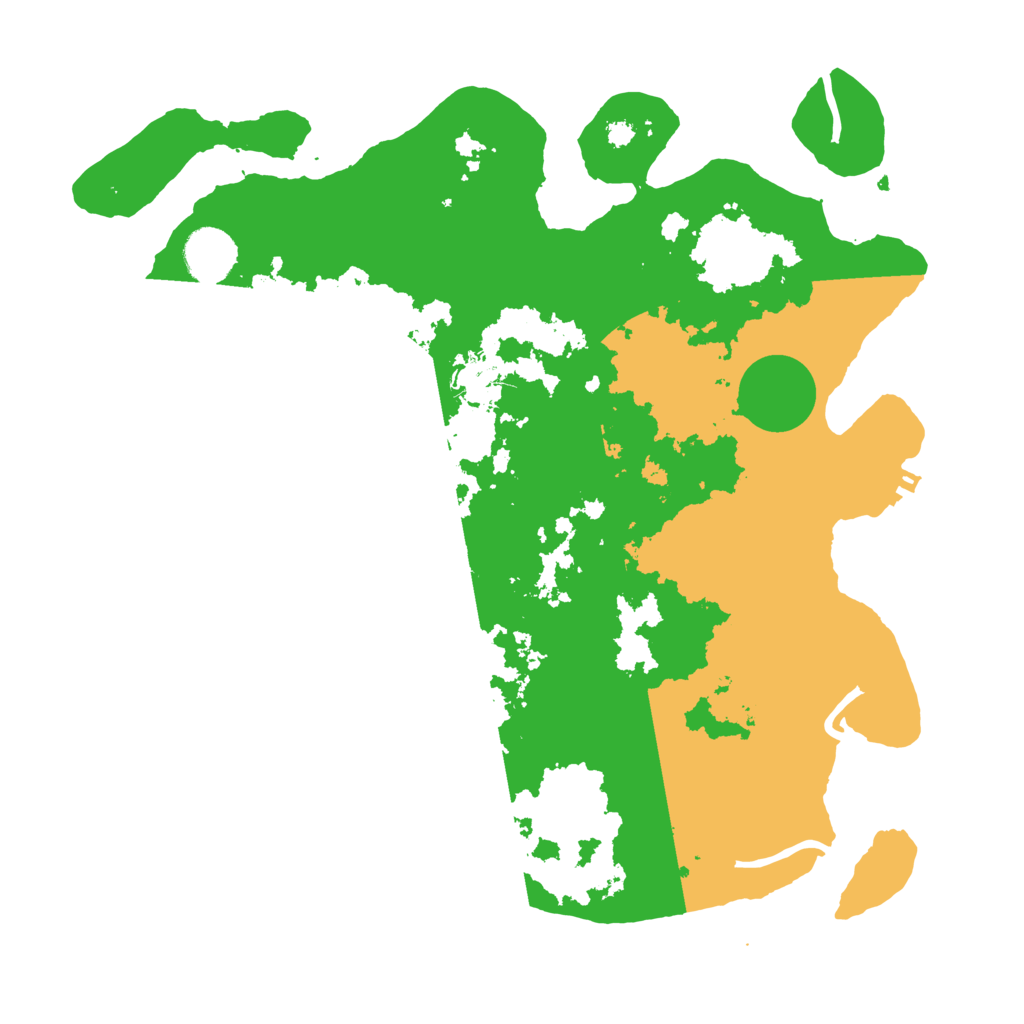 Biome Rust Map: Procedural Map, Size: 3500, Seed: 443549663