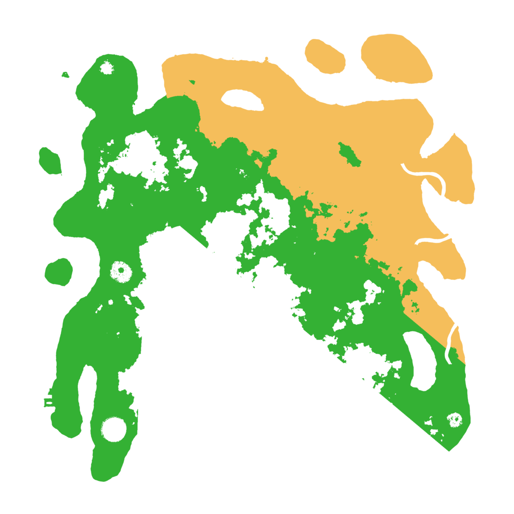 Biome Rust Map: Procedural Map, Size: 3650, Seed: 34108135