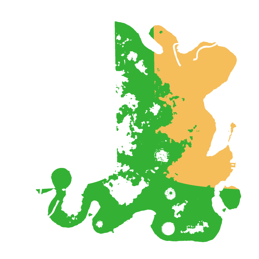 Biome Rust Map: Procedural Map, Size: 3500, Seed: 869907136