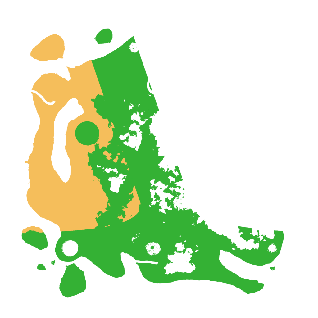 Biome Rust Map: Procedural Map, Size: 3500, Seed: 692490002