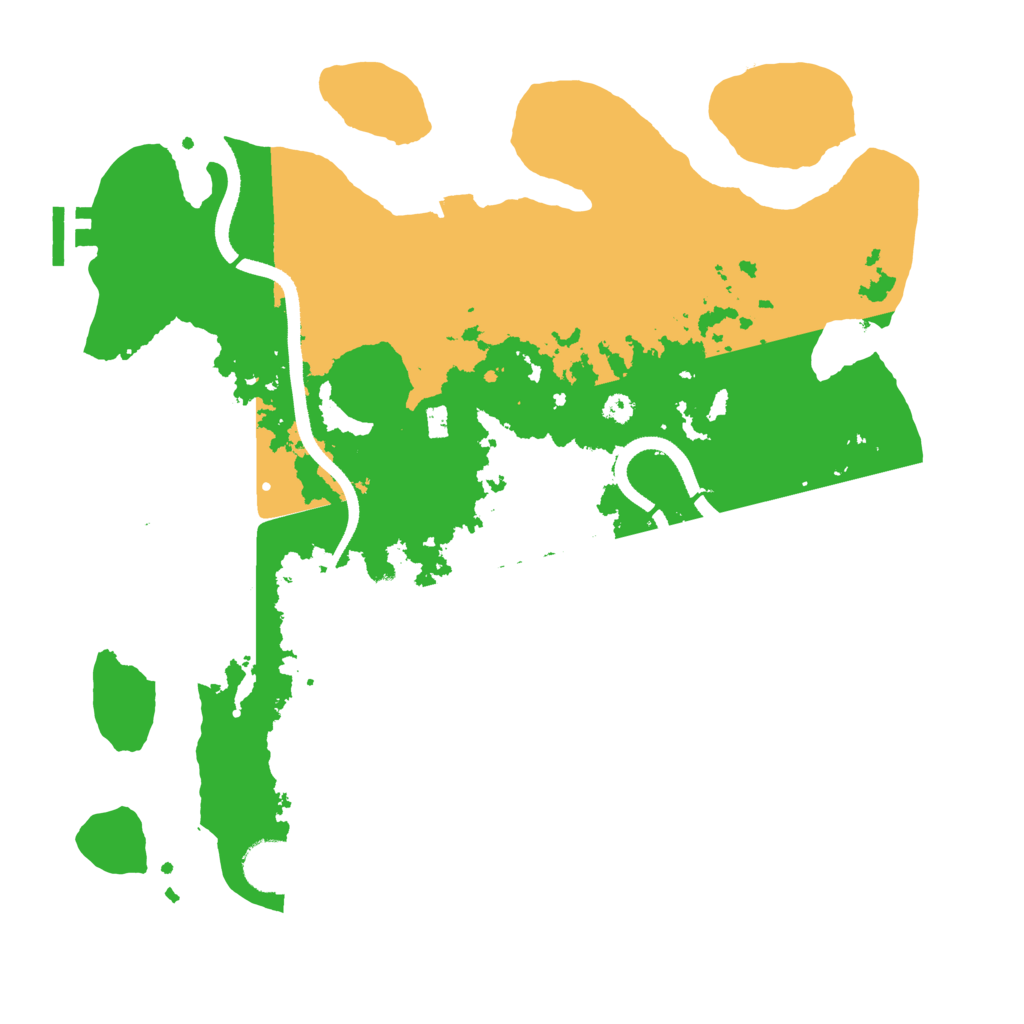 Biome Rust Map: Procedural Map, Size: 3500, Seed: 1127454613