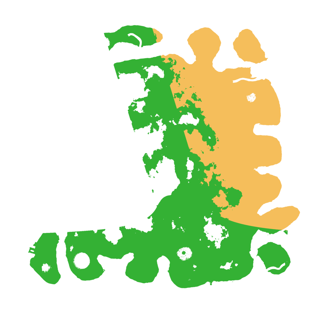 Biome Rust Map: Procedural Map, Size: 3500, Seed: 32477