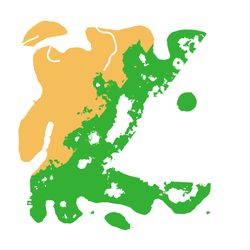 Biome Rust Map: Procedural Map, Size: 3500, Seed: 1292165036