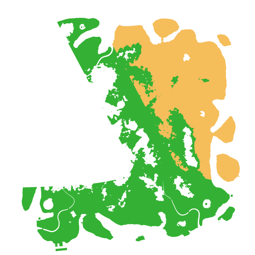 Biome Rust Map: Procedural Map, Size: 4500, Seed: 1424680047
