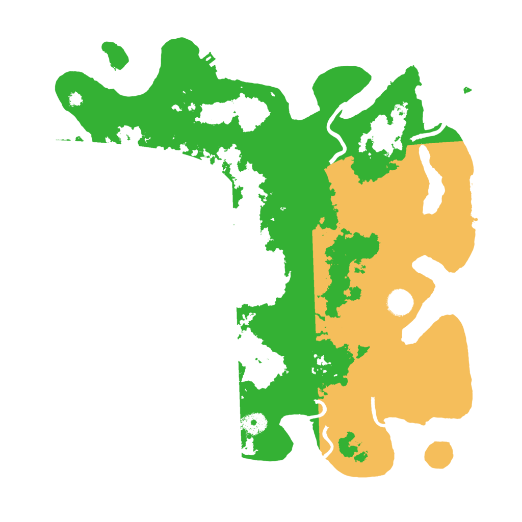 Biome Rust Map: Procedural Map, Size: 3500, Seed: 217975448