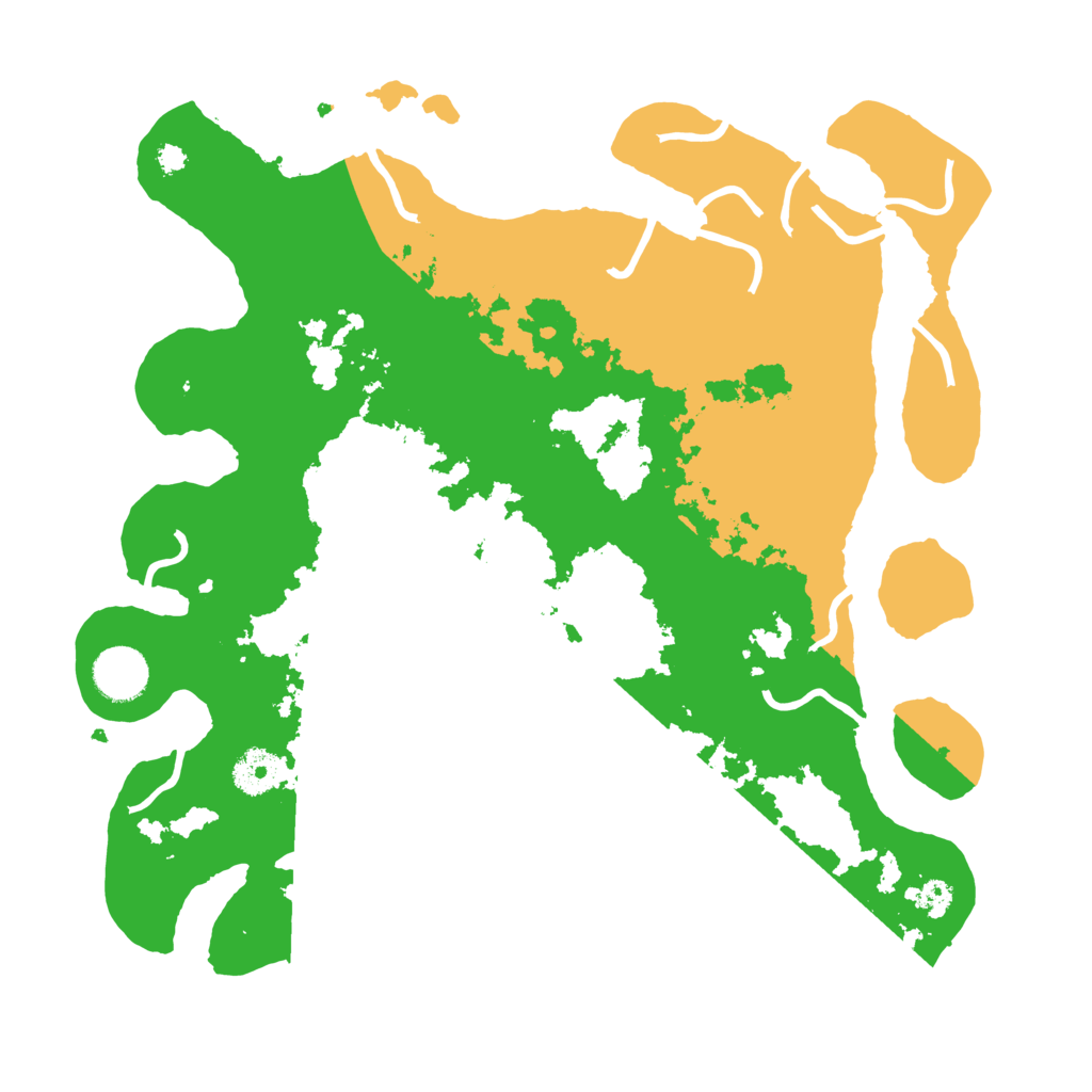 Biome Rust Map: Procedural Map, Size: 3500, Seed: 510095712