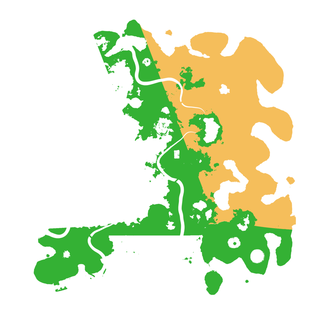 Biome Rust Map: Procedural Map, Size: 4000, Seed: 543033080