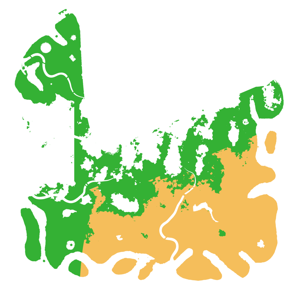 Biome Rust Map: Procedural Map, Size: 5000, Seed: 968607372