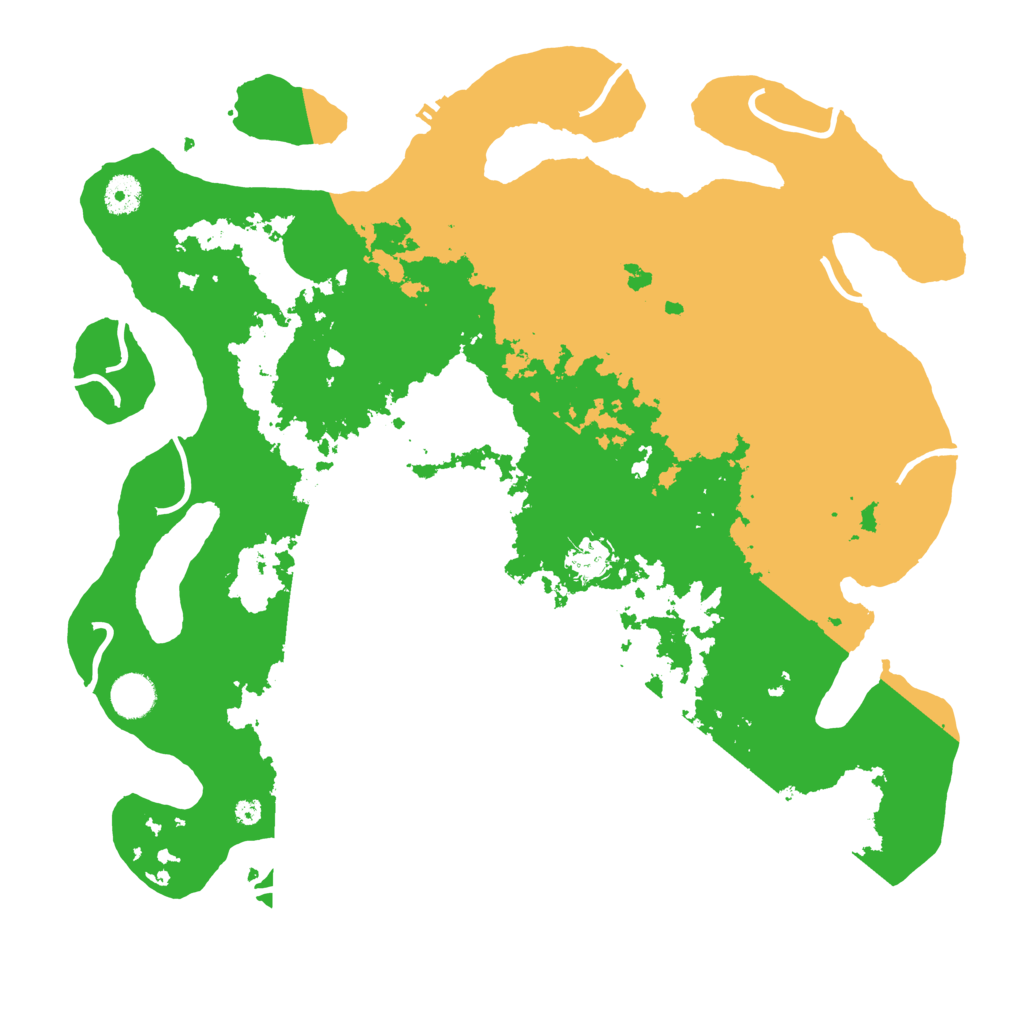 Biome Rust Map: Procedural Map, Size: 4000, Seed: 1118876628