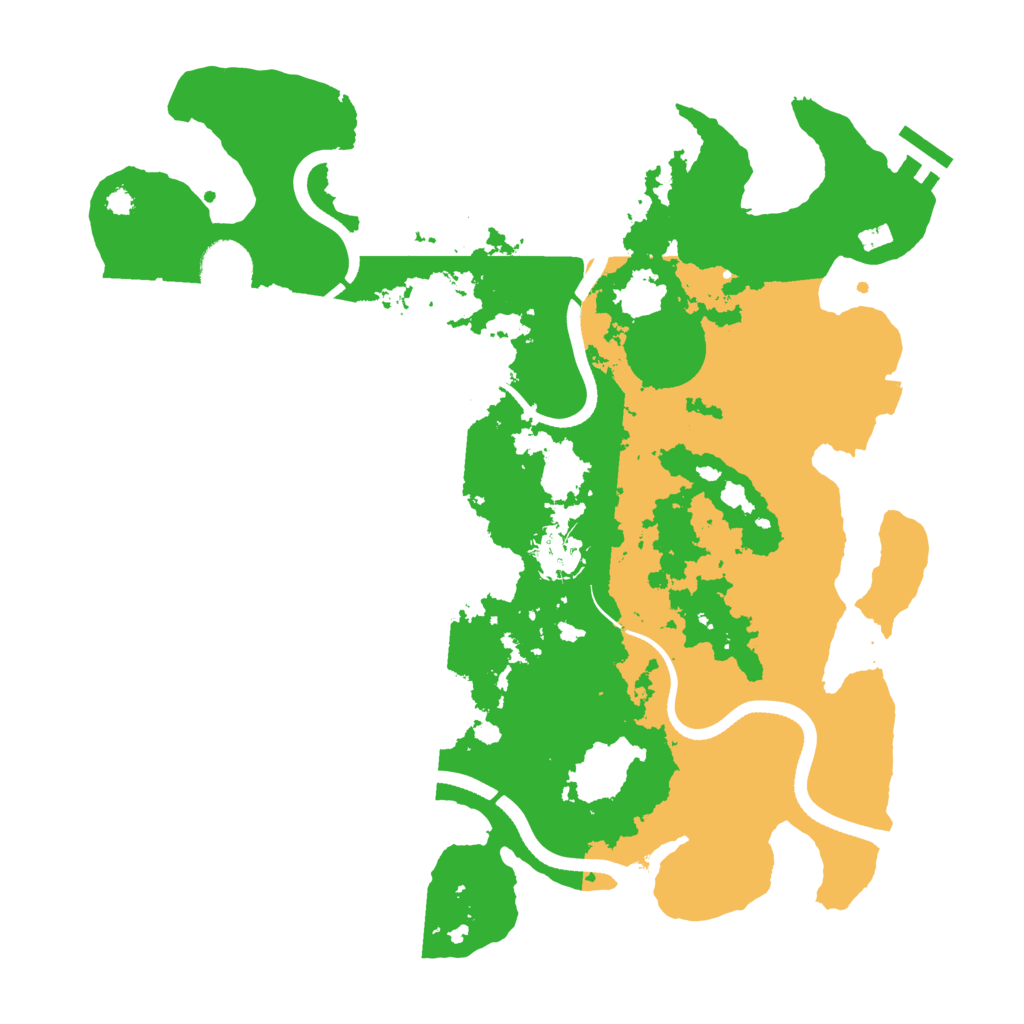 Biome Rust Map: Procedural Map, Size: 3500, Seed: 1699774389