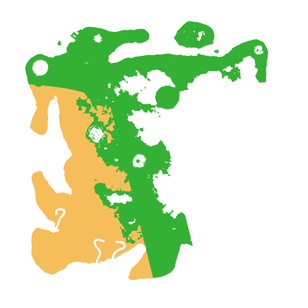Biome Rust Map: Procedural Map, Size: 3500, Seed: 857782056