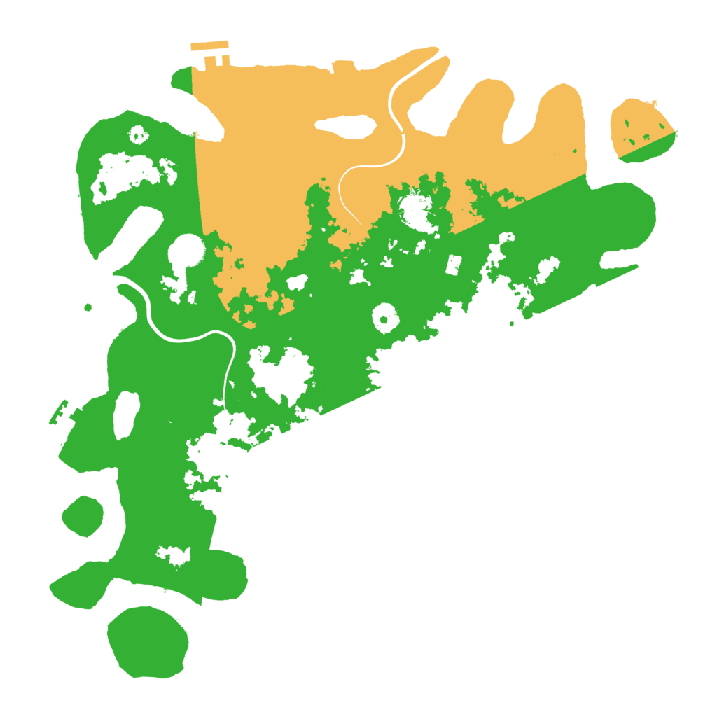 Biome Rust Map: Procedural Map, Size: 3850, Seed: 1406145455