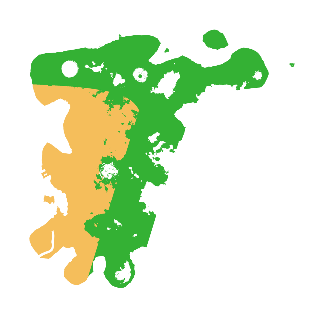 Biome Rust Map: Procedural Map, Size: 3341, Seed: 6542