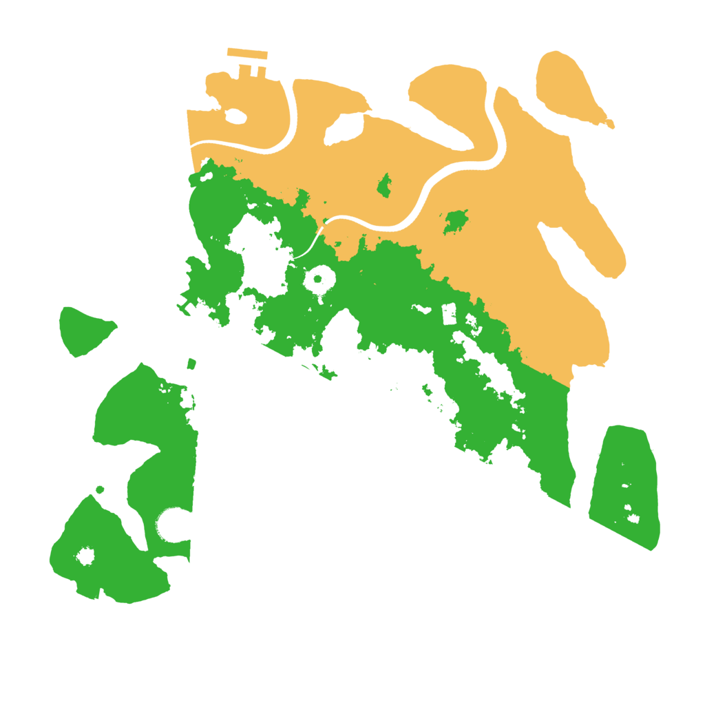 Biome Rust Map: Procedural Map, Size: 3550, Seed: 48622840