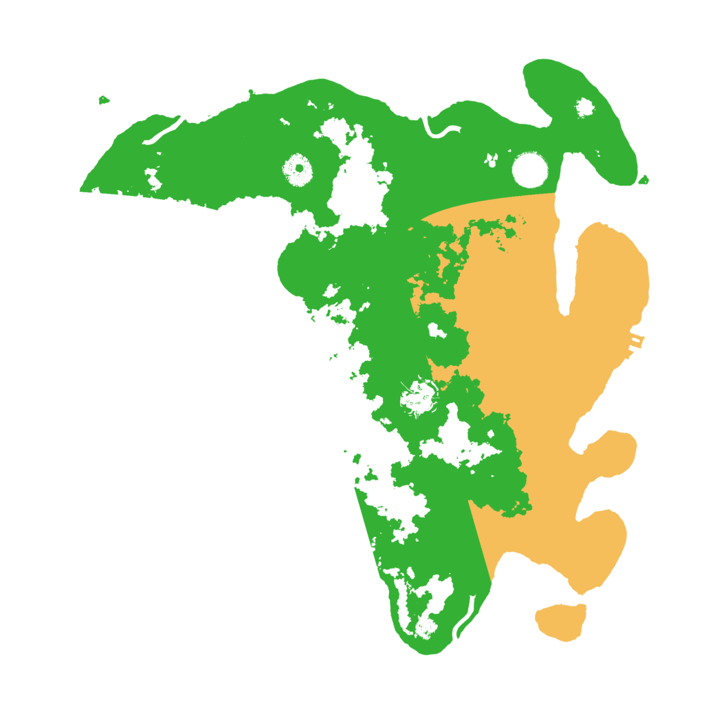 Biome Rust Map: Procedural Map, Size: 3500, Seed: 512776761