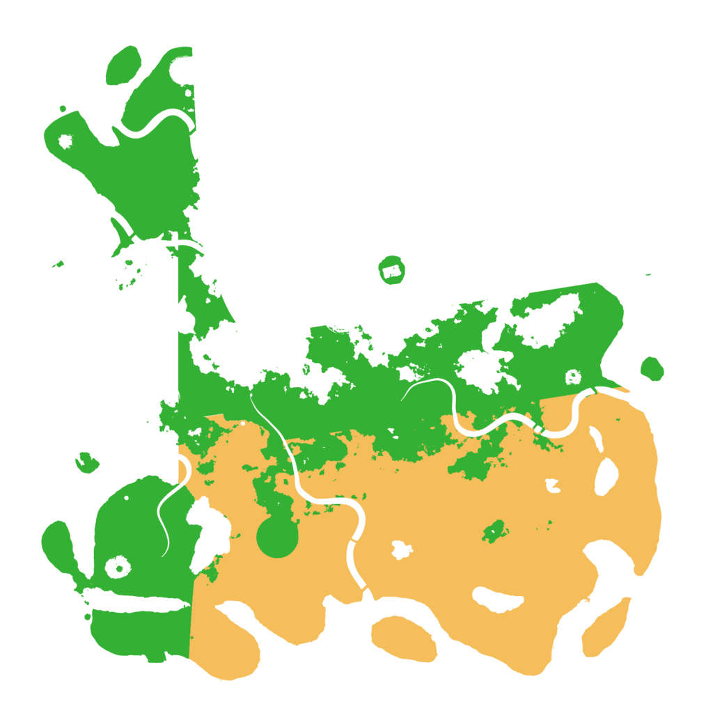 Biome Rust Map: Procedural Map, Size: 4500, Seed: 1398570763