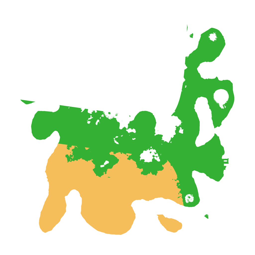 Biome Rust Map: Procedural Map, Size: 3000, Seed: 99914987