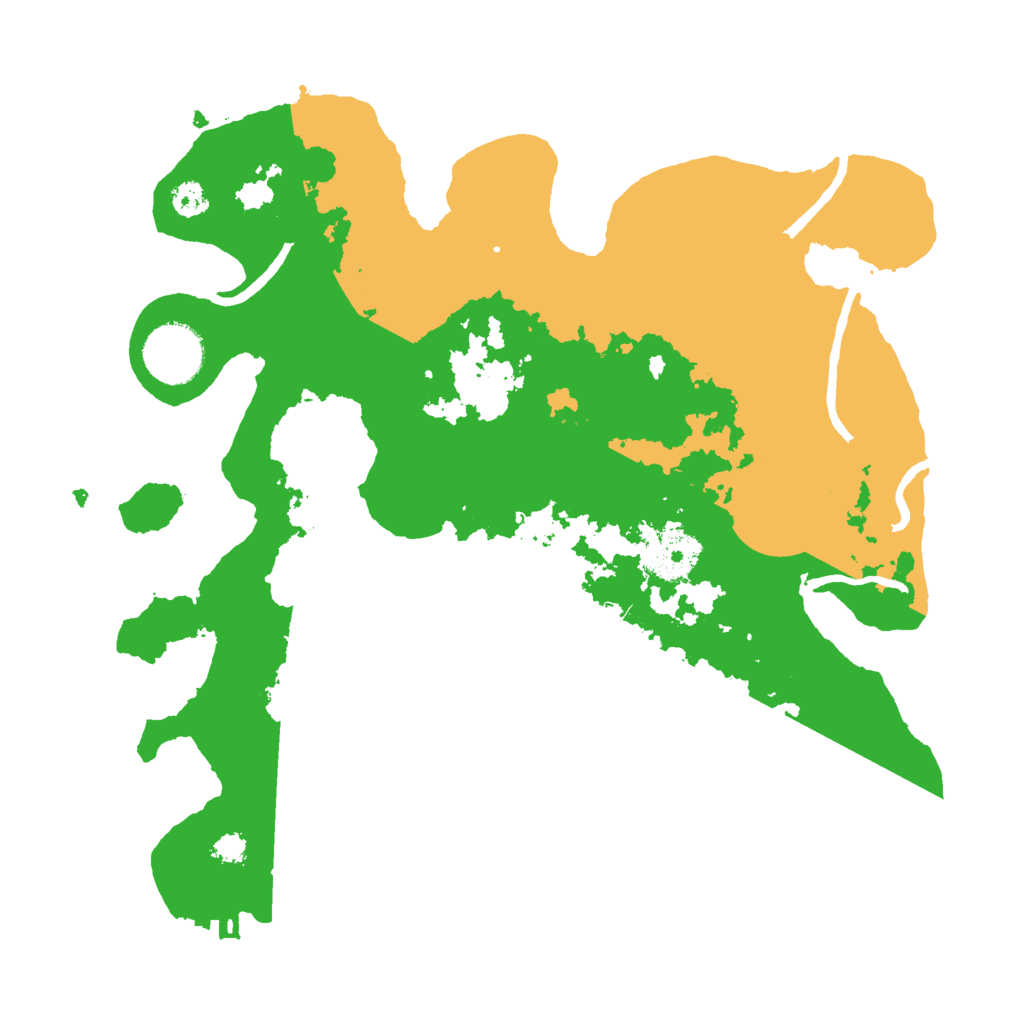 Biome Rust Map: Procedural Map, Size: 3000, Seed: 430691259