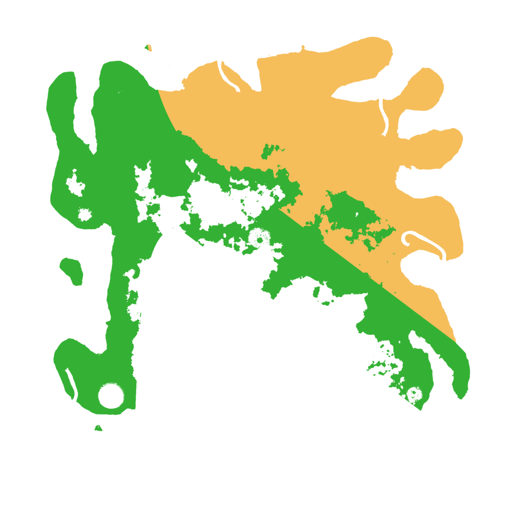 Biome Rust Map: Procedural Map, Size: 3500, Seed: 12369874