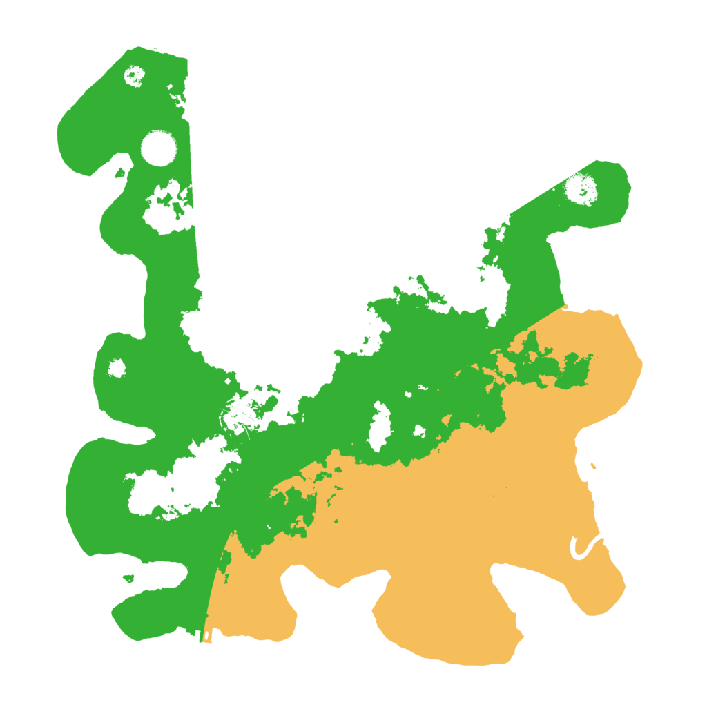 Biome Rust Map: Procedural Map, Size: 3500, Seed: 2054189848