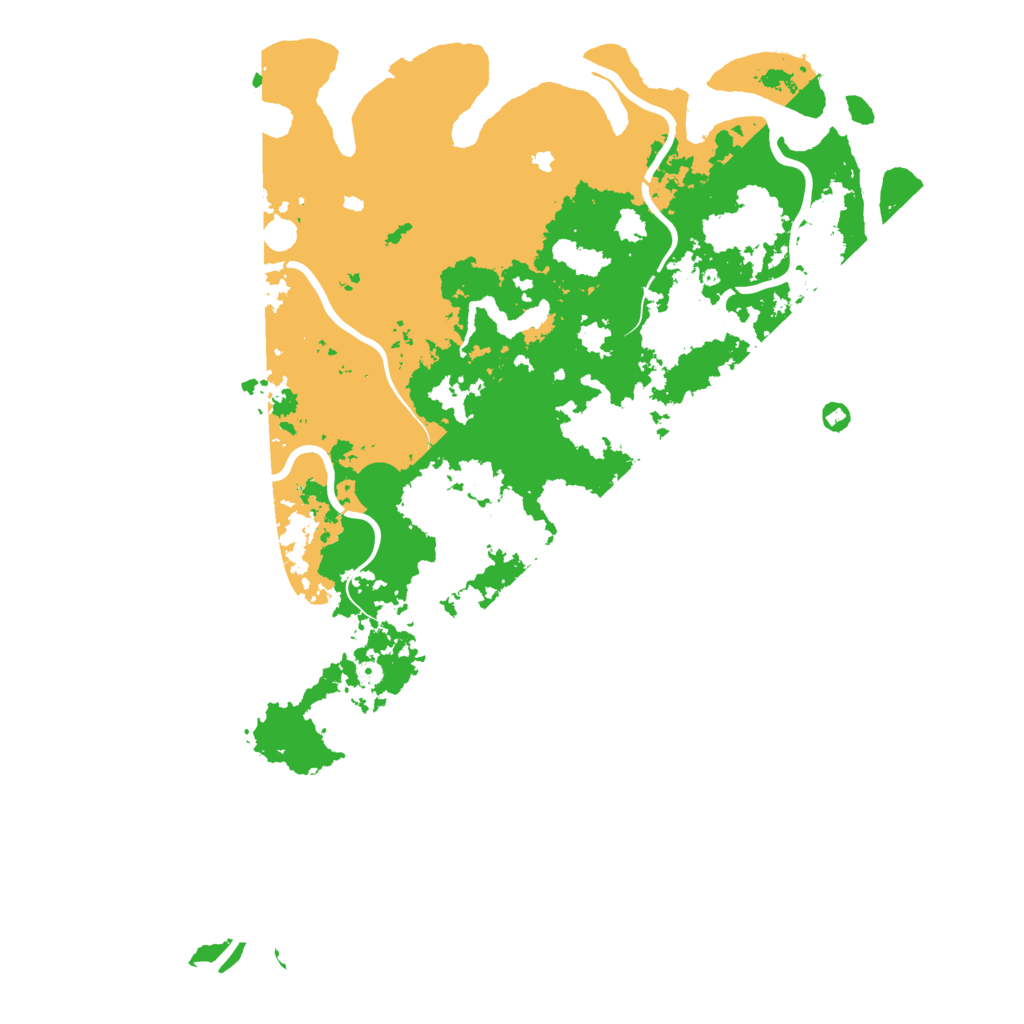 Biome Rust Map: Procedural Map, Size: 6000, Seed: 449468821