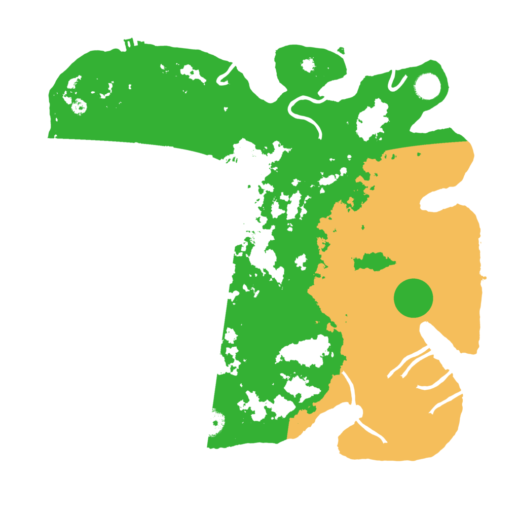 Biome Rust Map: Procedural Map, Size: 3500, Seed: 489705606