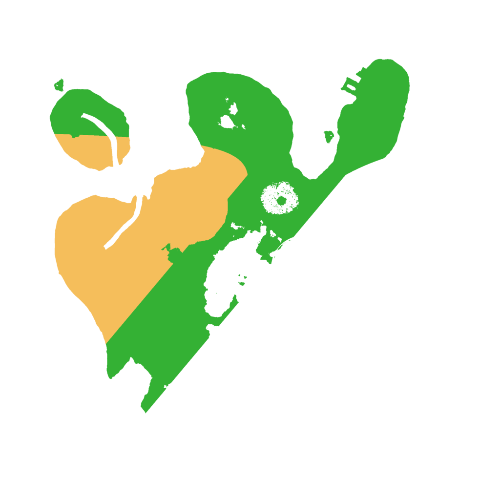 Biome Rust Map: Procedural Map, Size: 2200, Seed: 69420