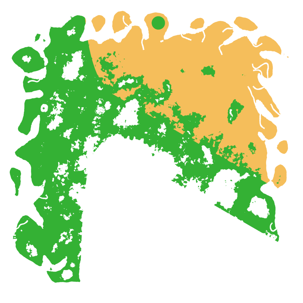 Biome Rust Map: Procedural Map, Size: 6000, Seed: 1177019445