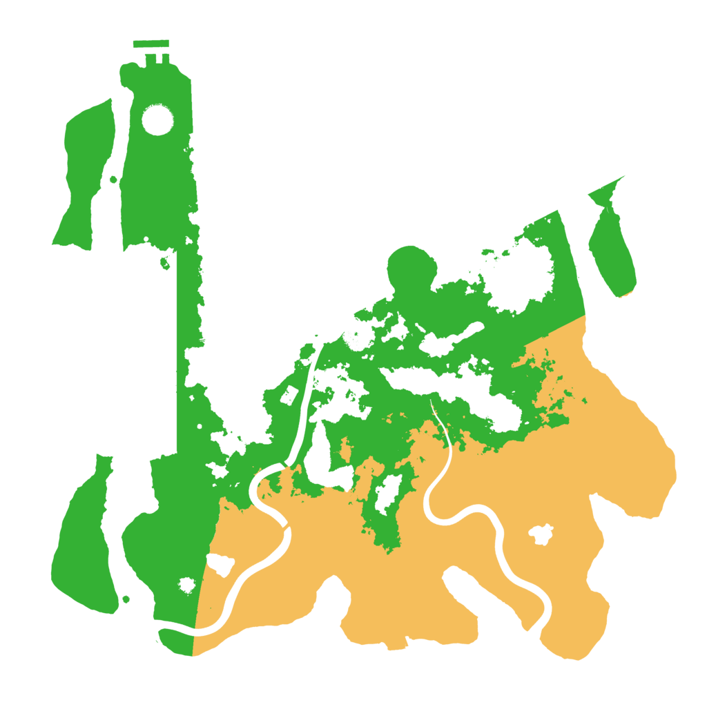 Biome Rust Map: Procedural Map, Size: 4000, Seed: 45070440