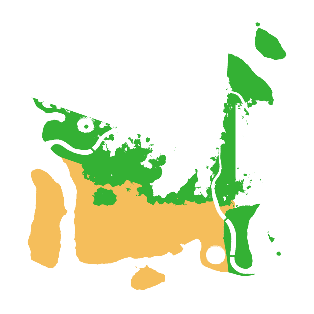 Biome Rust Map: Procedural Map, Size: 3000, Seed: 418533361