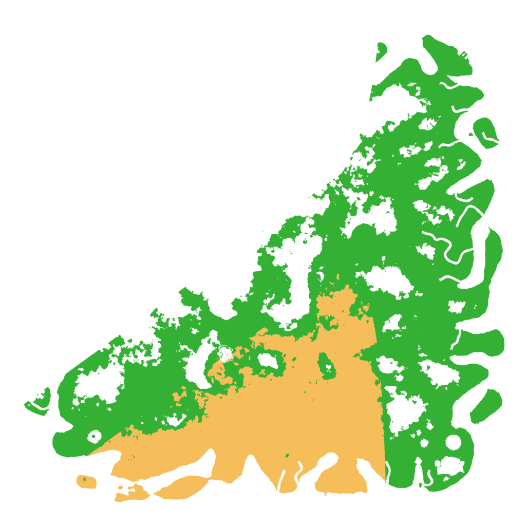 Biome Rust Map: Procedural Map, Size: 6000, Seed: 567890