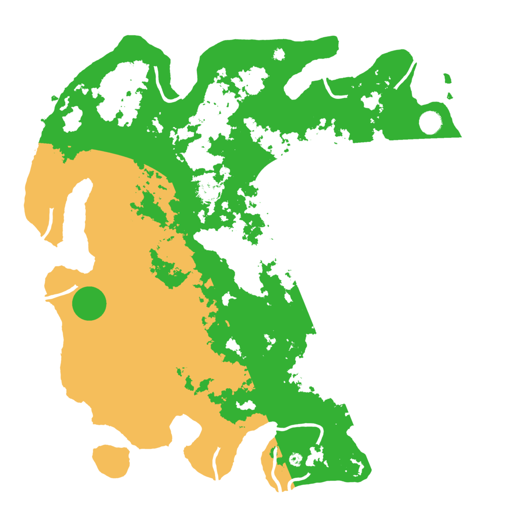 Biome Rust Map: Procedural Map, Size: 4000, Seed: 55286543
