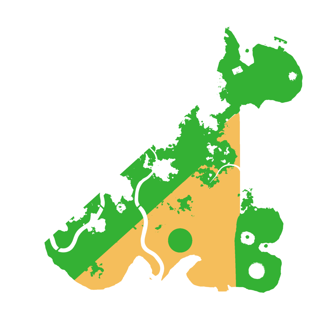 Biome Rust Map: Procedural Map, Size: 3500, Seed: 11420420