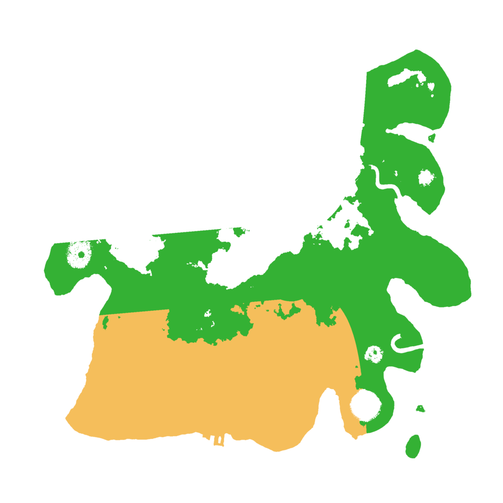 Biome Rust Map: Procedural Map, Size: 3000, Seed: 2896107