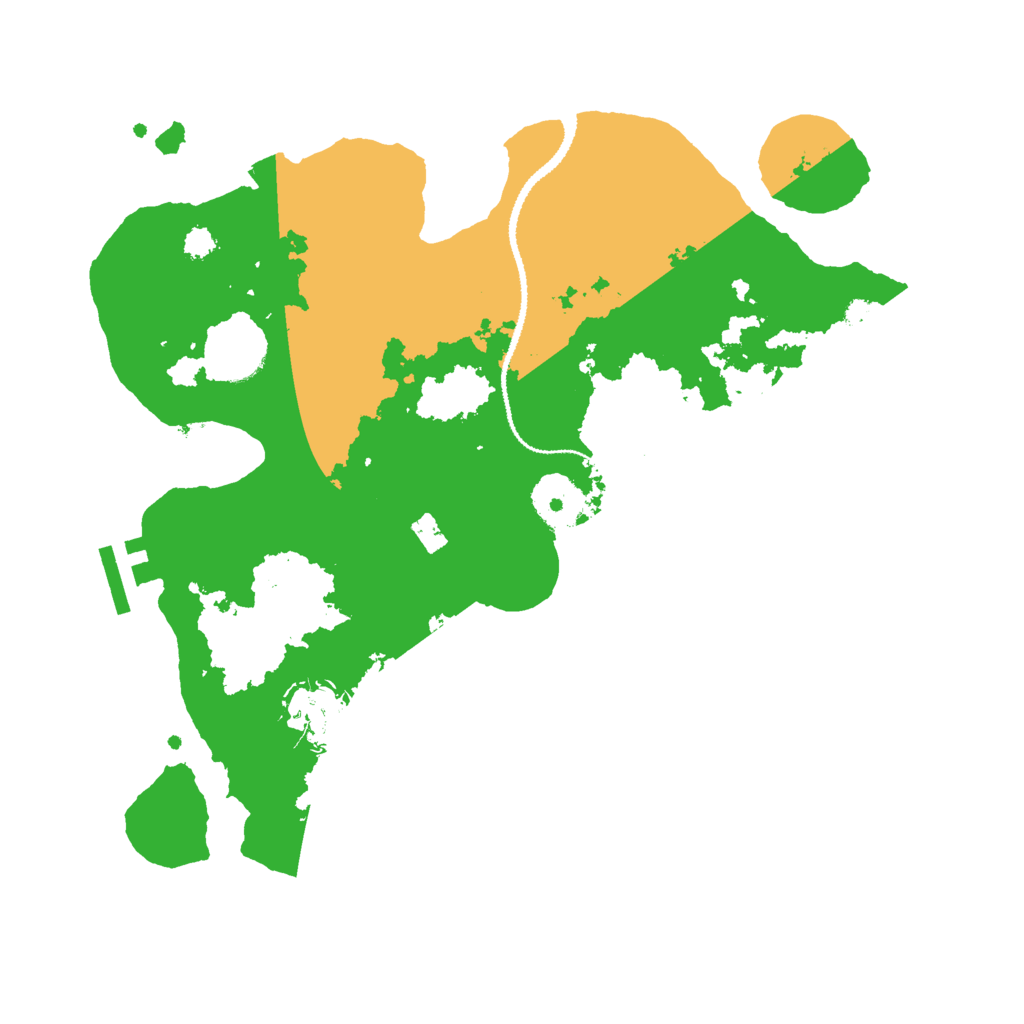 Biome Rust Map: Procedural Map, Size: 3000, Seed: 5867
