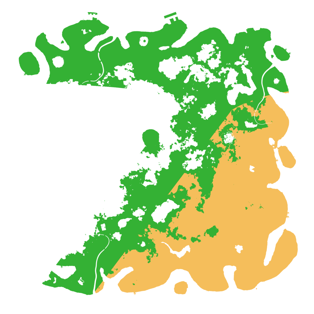 Biome Rust Map: Procedural Map, Size: 5000, Seed: 243890664