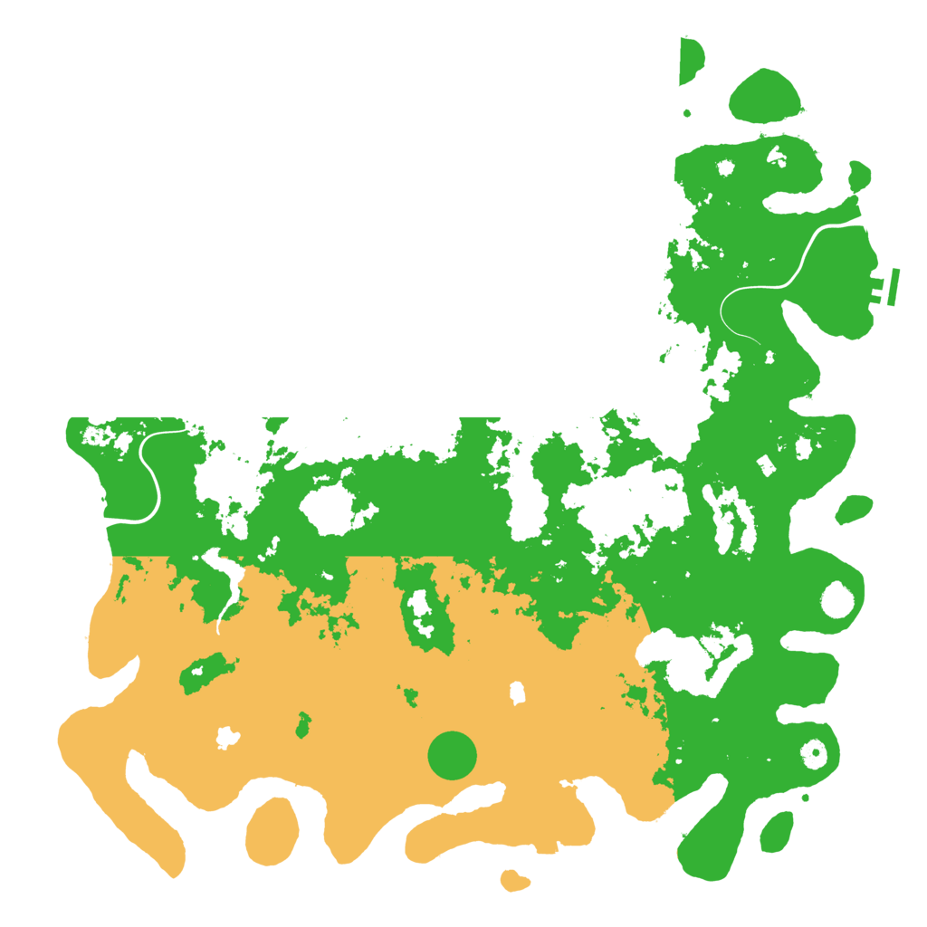 Biome Rust Map: Procedural Map, Size: 5000, Seed: 5643