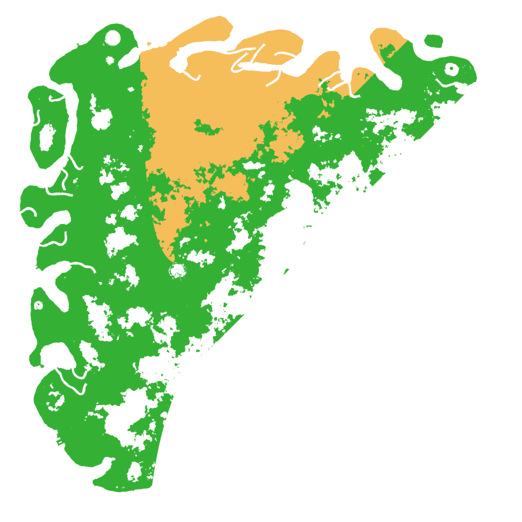 Biome Rust Map: Procedural Map, Size: 6000, Seed: 67386