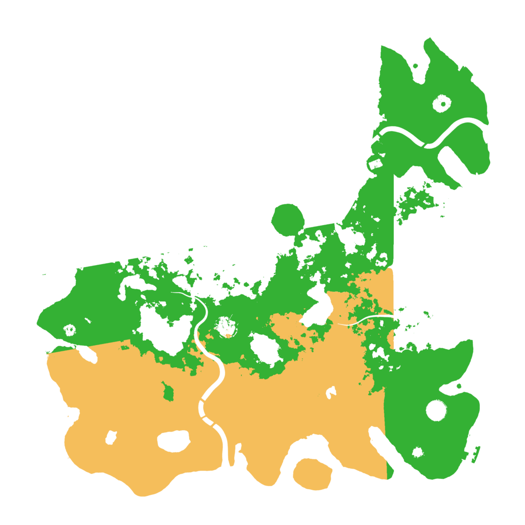 Biome Rust Map: Procedural Map, Size: 4500, Seed: 476803108