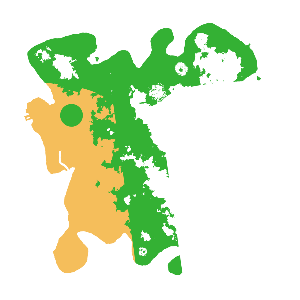 Biome Rust Map: Procedural Map, Size: 3500, Seed: 1977