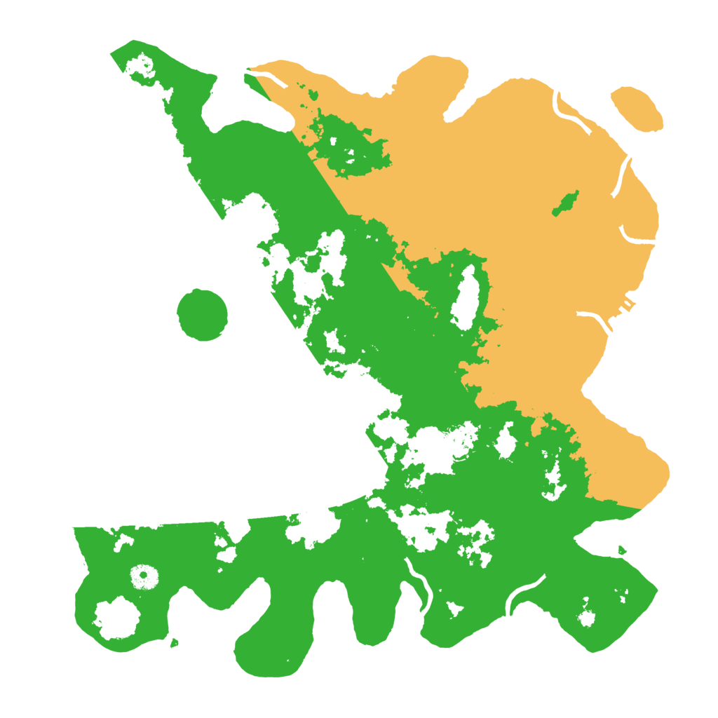 Biome Rust Map: Procedural Map, Size: 4000, Seed: 15351