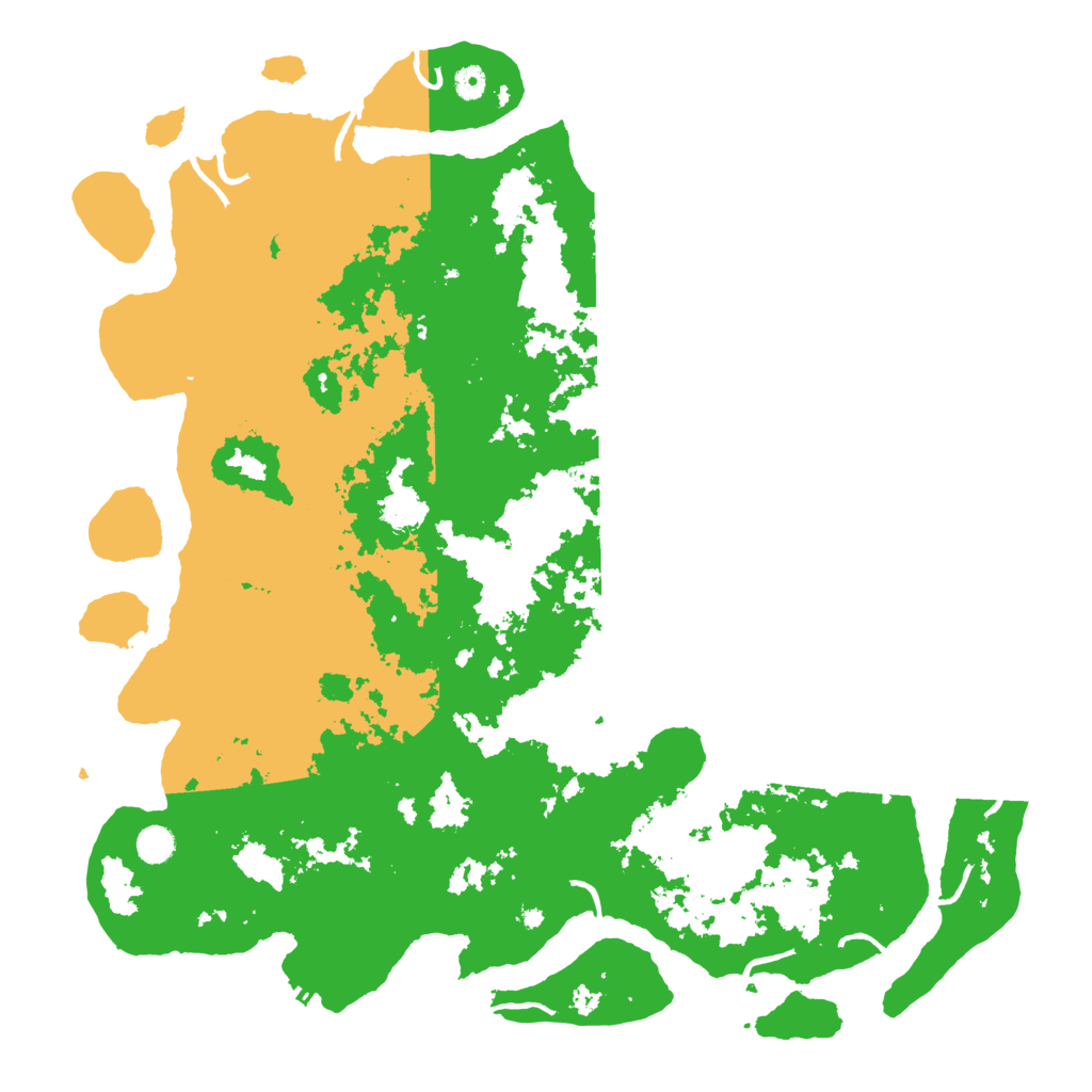 Biome Rust Map: Procedural Map, Size: 5000, Seed: 2495