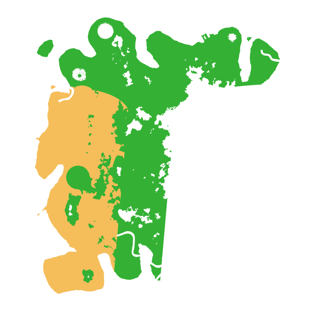 Biome Rust Map: Procedural Map, Size: 3500, Seed: 82459783