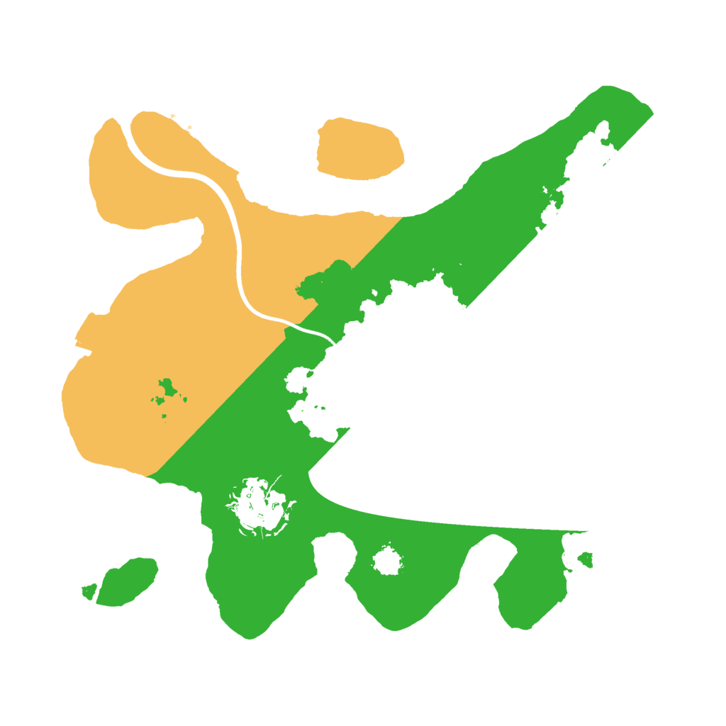 Biome Rust Map: Procedural Map, Size: 2300, Seed: 1894572