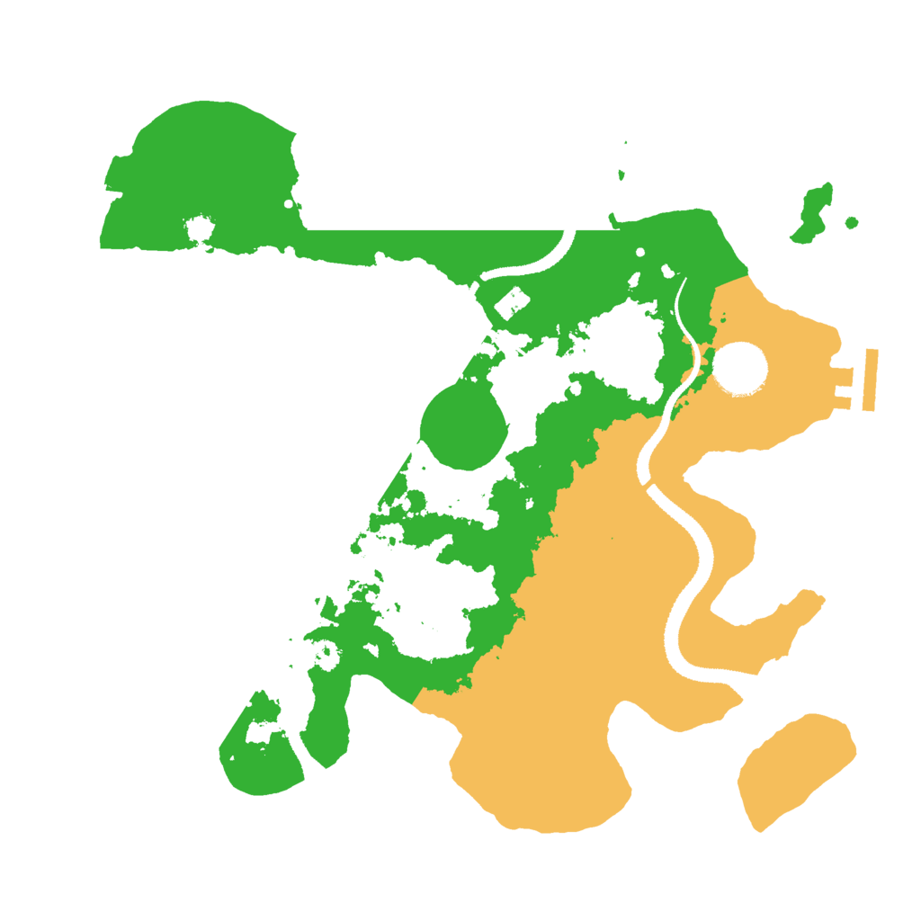 Biome Rust Map: Procedural Map, Size: 3000, Seed: 474836